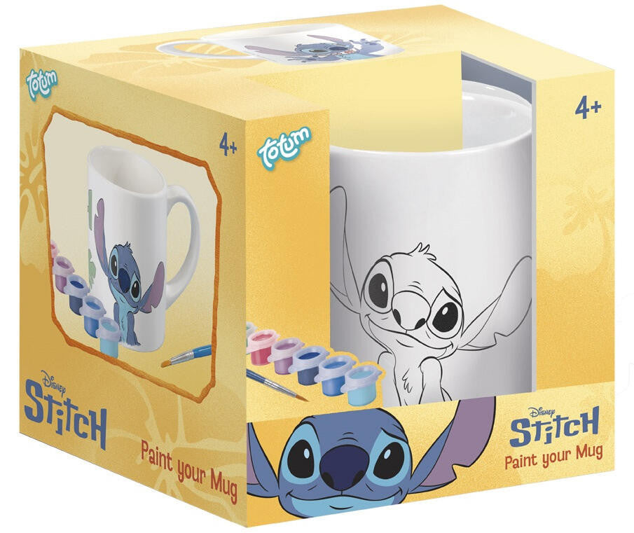 Disney Lilo und Stitch Alien bemalbare Porzellantasse 235 ml in Geschenkbox