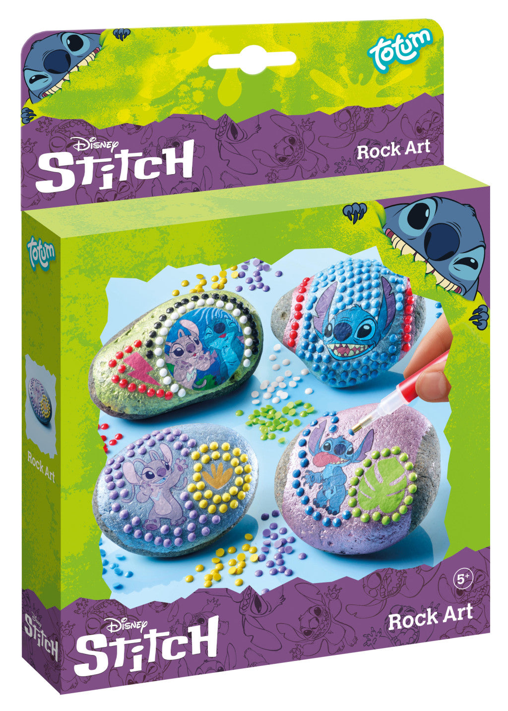 Disney Lilo und Stitch Angel Steindekorationsset mit Aufklebern