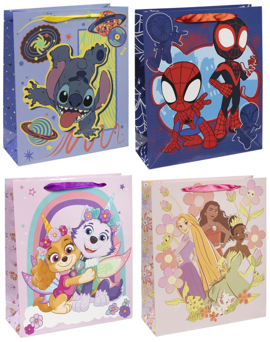 Disney Happy Papiertüte, Geschenkbeutel 32x27x10 cm