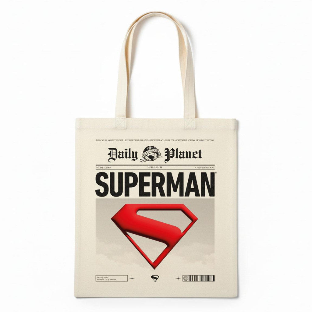 Superman Friends Daily Planet Einkaufstasche, 40 cm