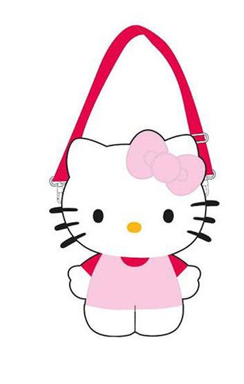 Hello Kitty Pink Umhängetasche, Schultertasche 30 cm