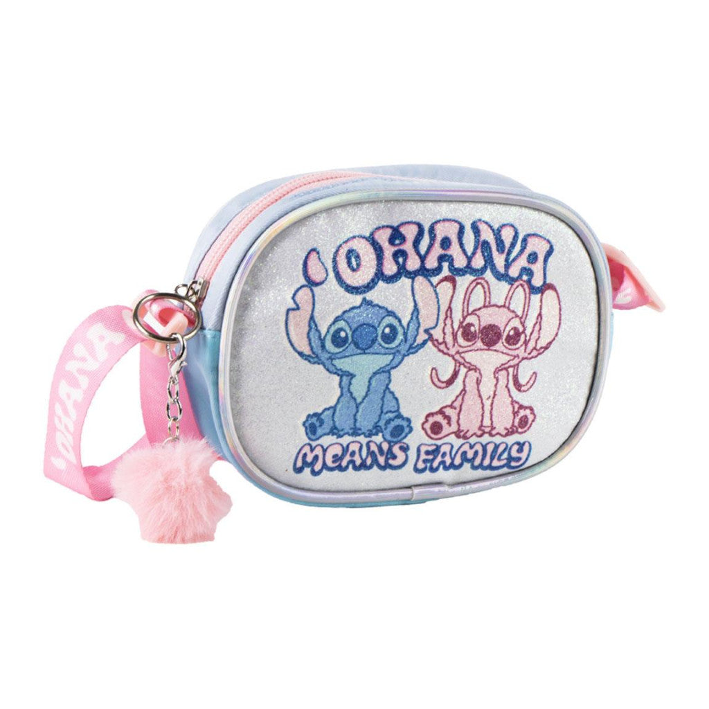 Disney Lilo und Stitch Ohana glitzer Schultertasche