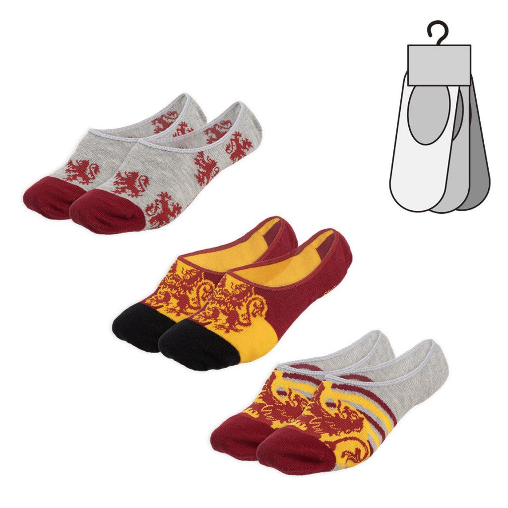 Harry Potter Gryffindor Erwachsene Sneaker-Socken 41/46