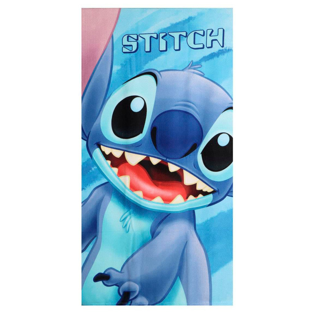 Disney Lilo und Stitch Big Smile Badetuch, Strandtuch 70x140cm (schnelltrocknend)