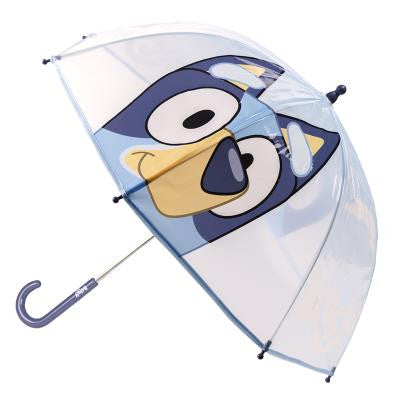 Bluey Kinder transparenter Regenschirm Ø71 cm