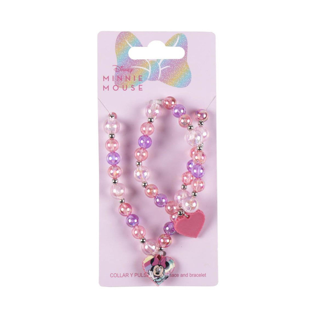 Disney Minnie  Bubble Perlenkette und Armband-Set