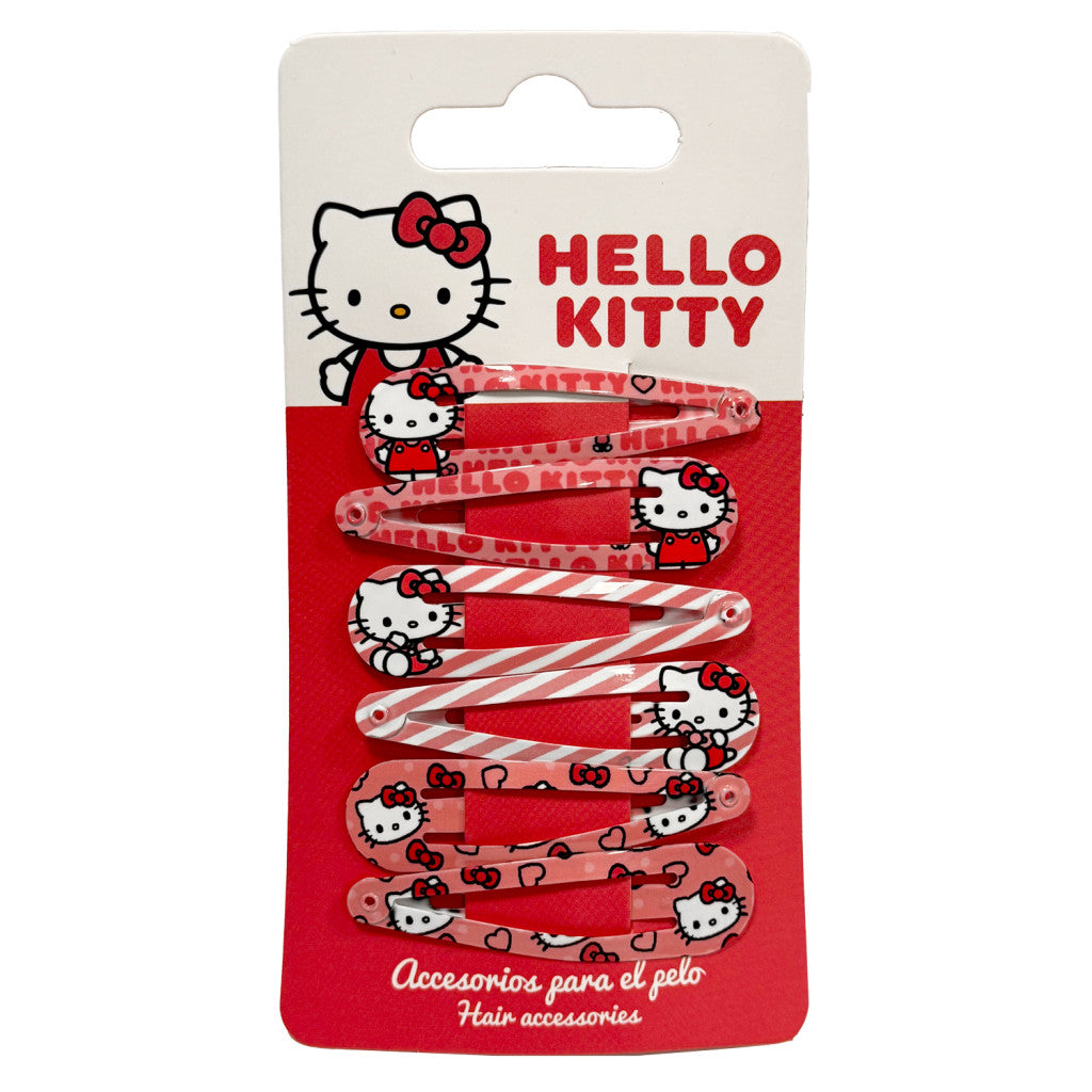 Hello Kitty Sweet 6-Stück Haarspangen-Set