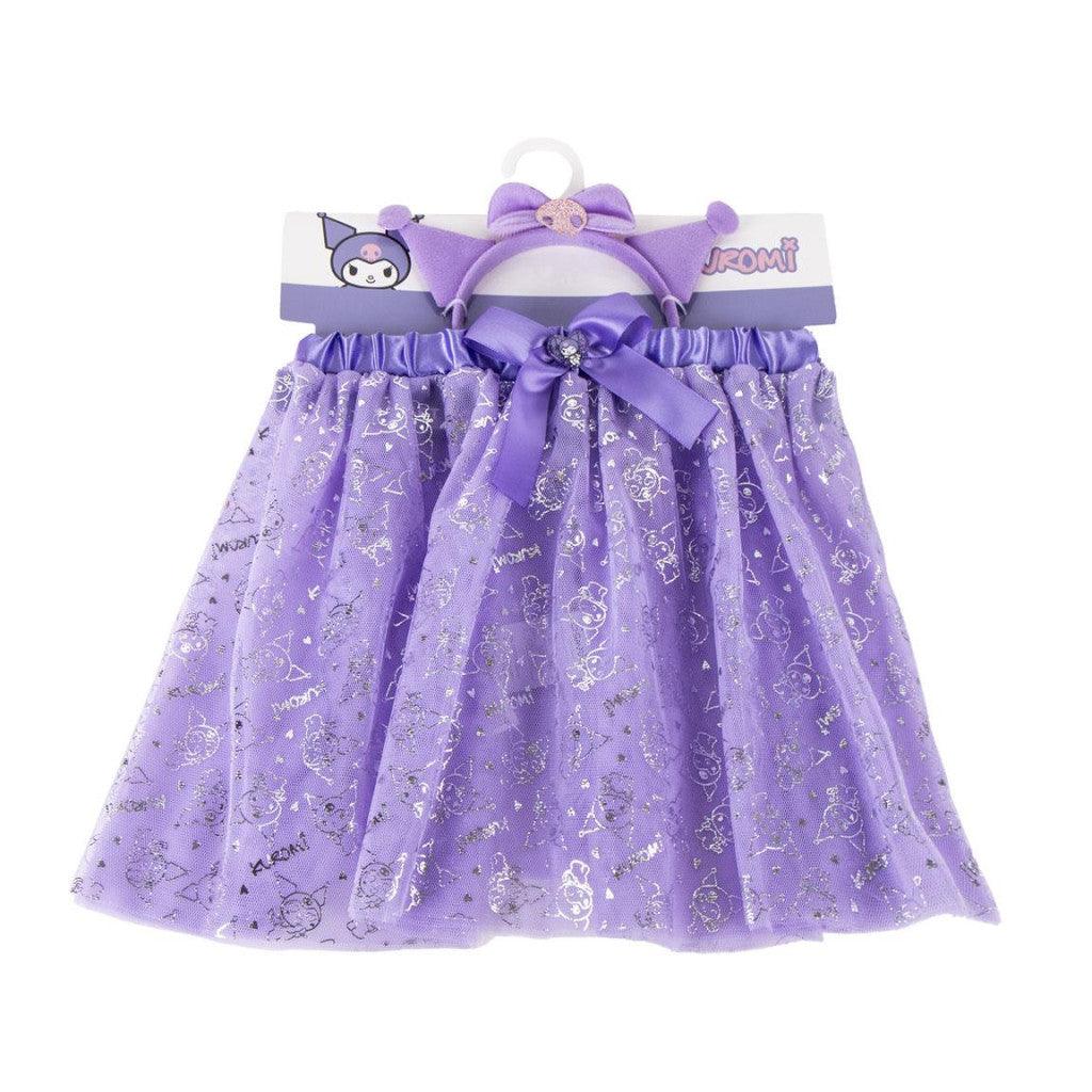 Hello Kitty Kuromi Kinderrock und Stirnband-Set 3 - 8 Jahre / 98 - 128 cm