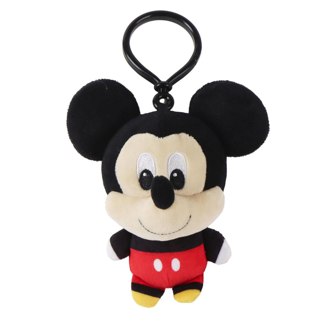 Disney Mickey  Smile 3D Plüschfigur mit Aufhänger, Taschenschmuck 13 cm