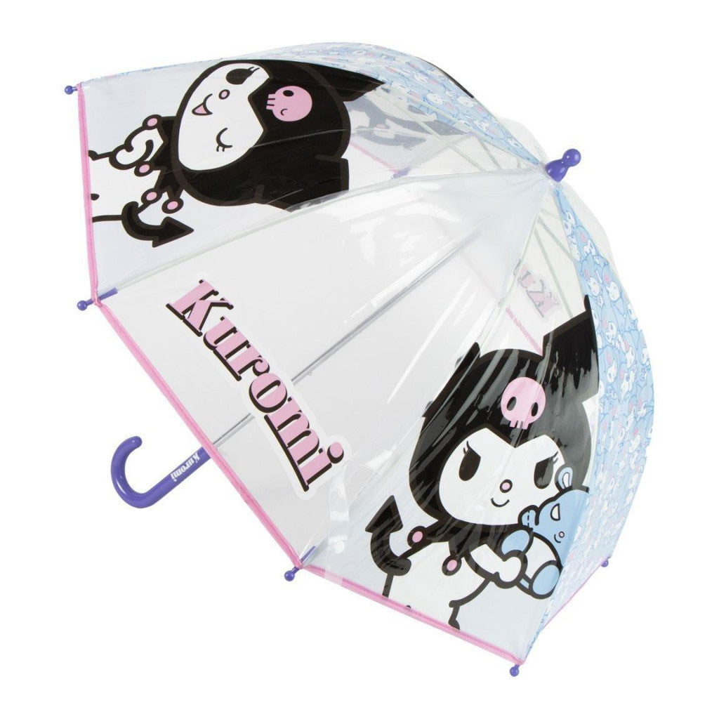 Hello Kitty Kuromi transparenter Kinder-Regenschirm Ø71 cm