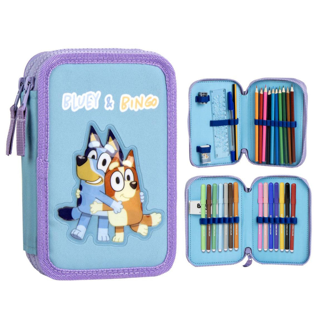 Bluey Bingo gefülltes Etui mit 2 Etagen