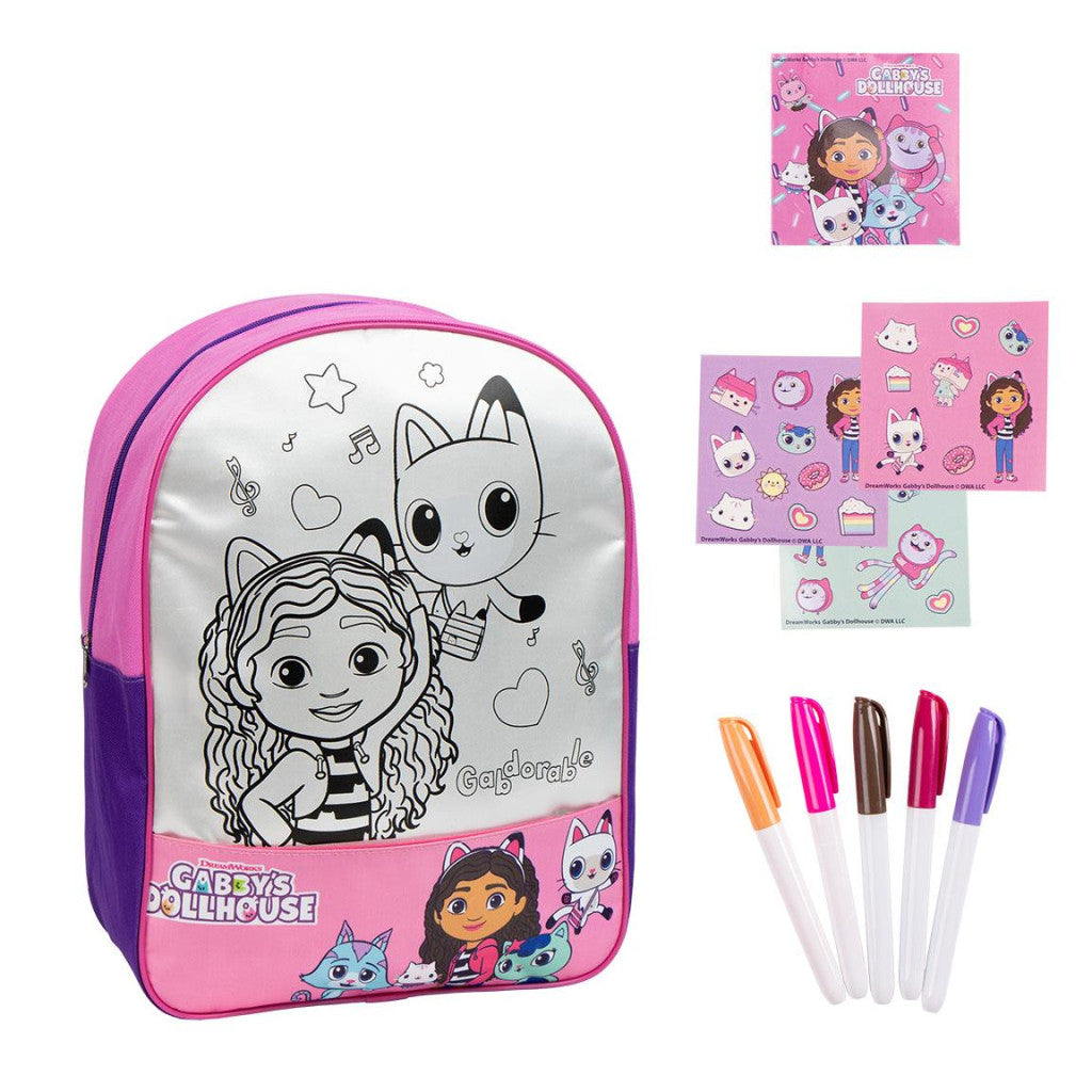 Gabby's Dollhouse Gabdorable  Färbbare Rucksack, Tasche 38 cm