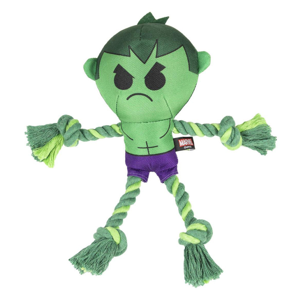 Avengers Hulk Quietschendes Seil Hundespielzeug 26 cm