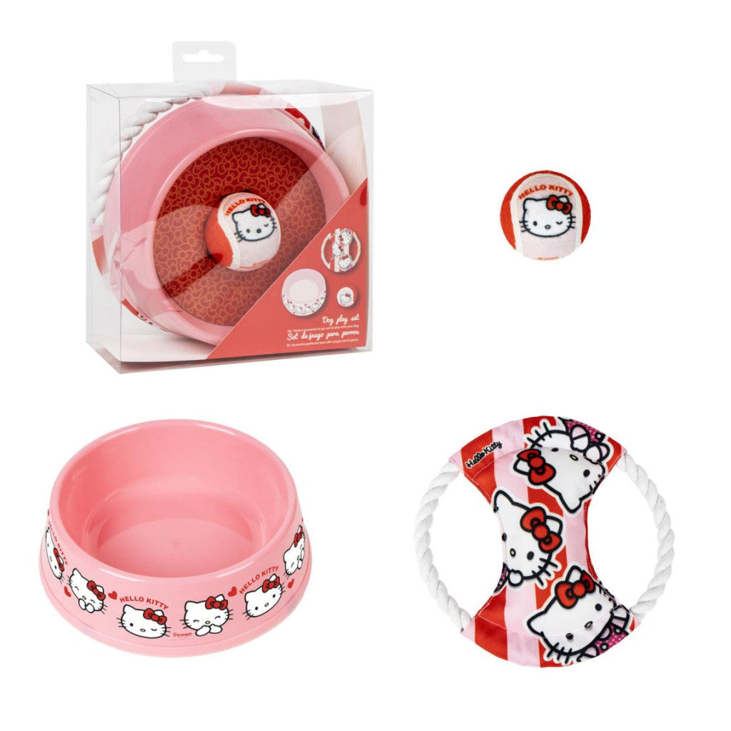 Hello Kitty Pink Haustier Geschenkset 3-teilig