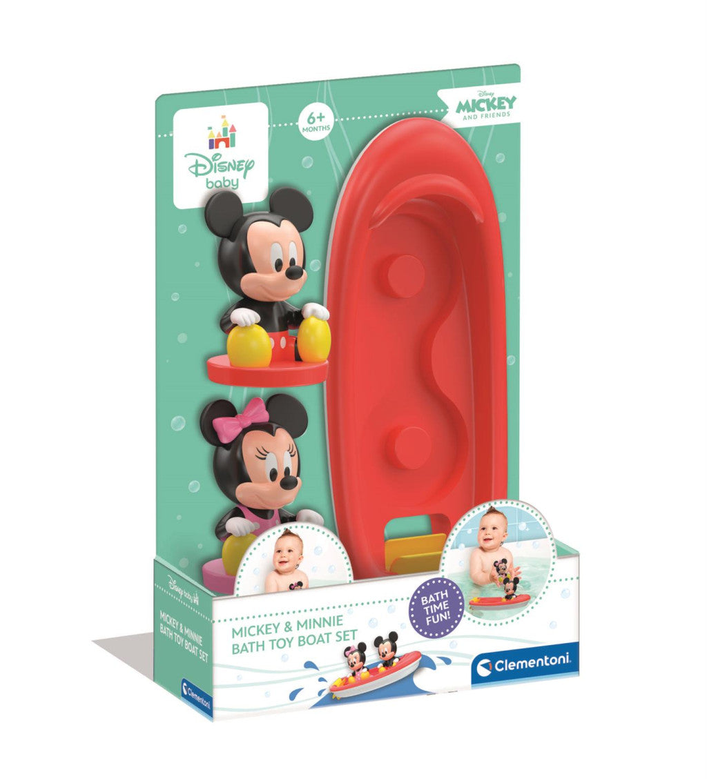 Disney Mickey Boat Minnie Badewannenspielzeug Clementoni