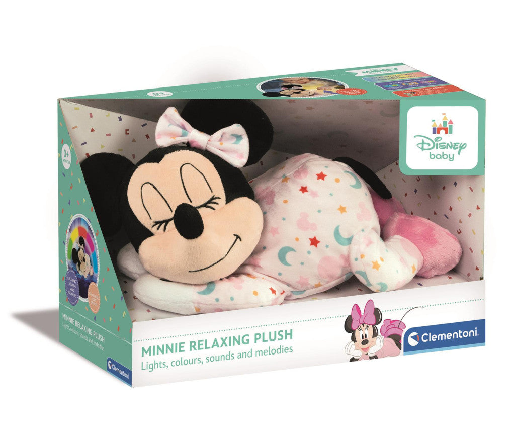 Disney Minnie Tummy-Time Plüschspielzeug zum Einschlafen Clementoni