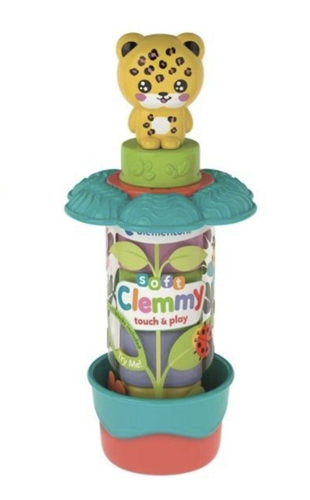 Farbe Clemmy Garden Leopard weiches Baustein-Set 7 Stk Clementoni