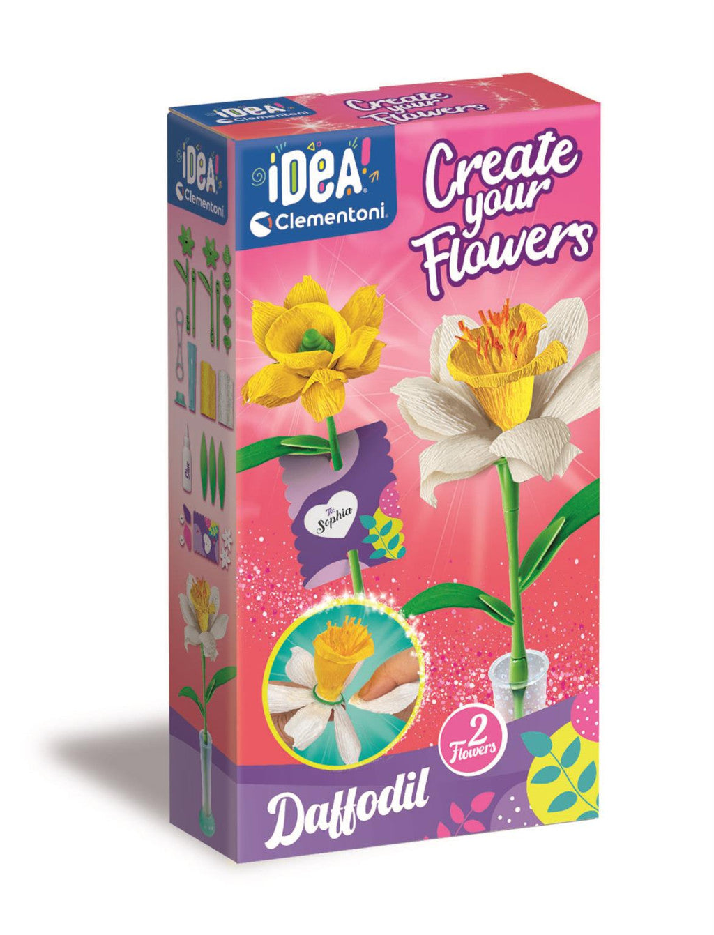 Blume Daffodils Clementoni 2-teiliges Bastelset