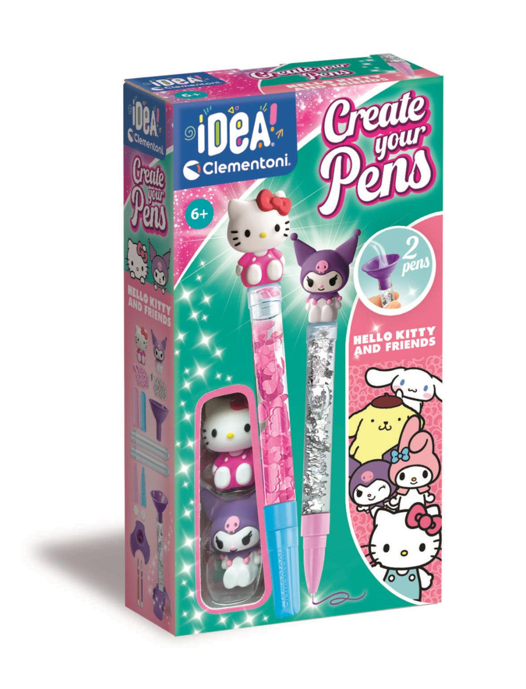 Hello Kitty Purple Kuromi Stiftemacher-Set Clementoni