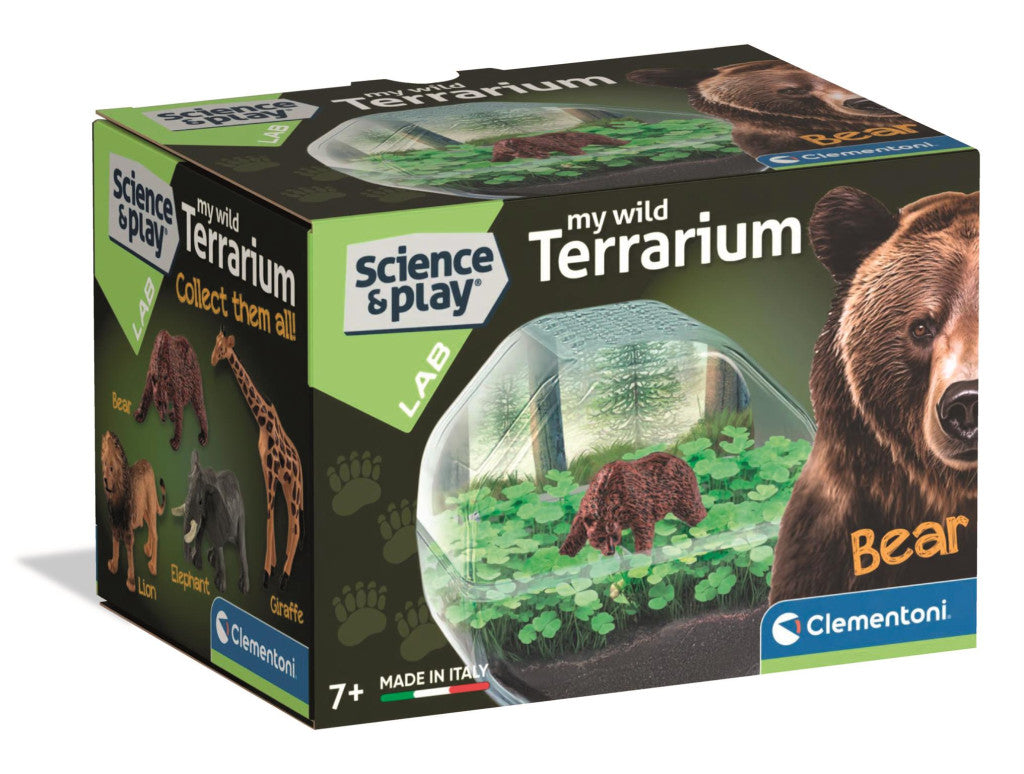 Tiere Bear Mini-Terrarium Clementoni