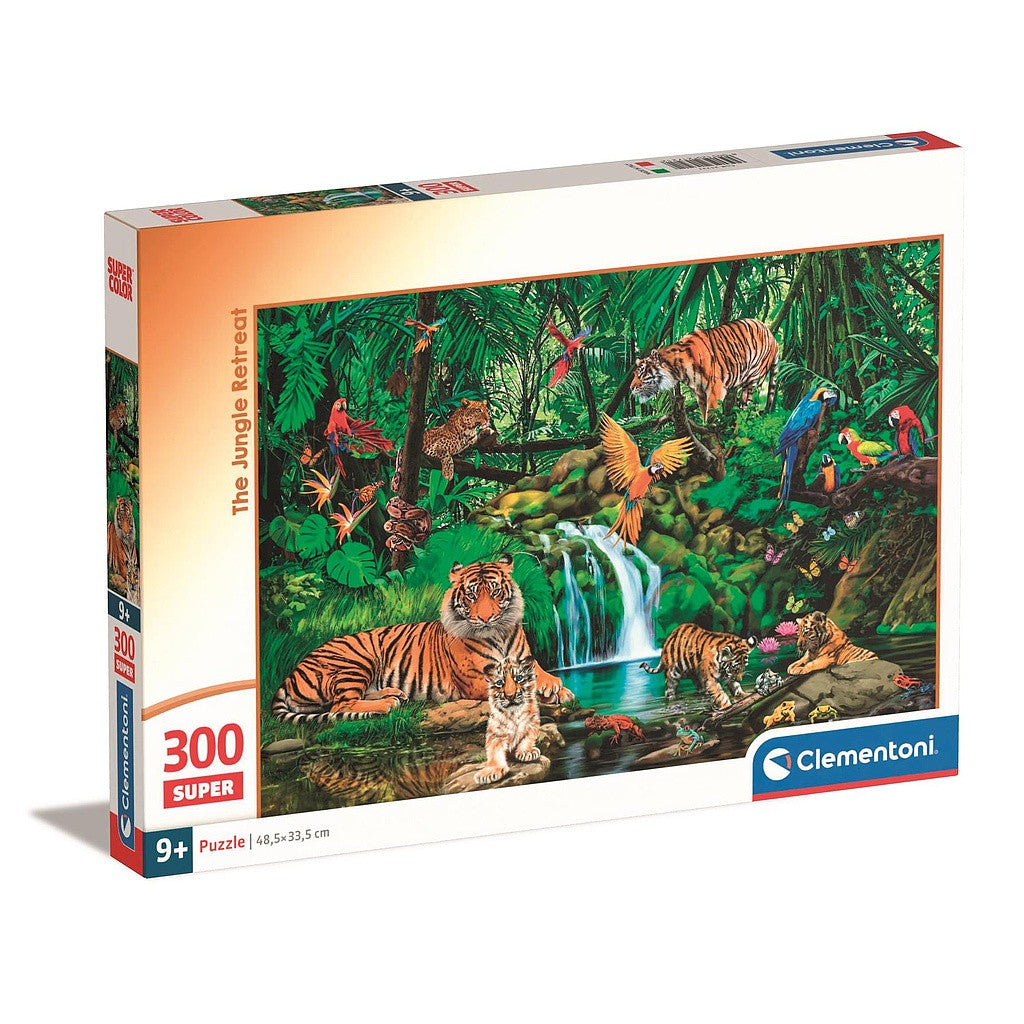 Tiere Jungle Retreat Clementoni Puzzle mit 300 Teilen