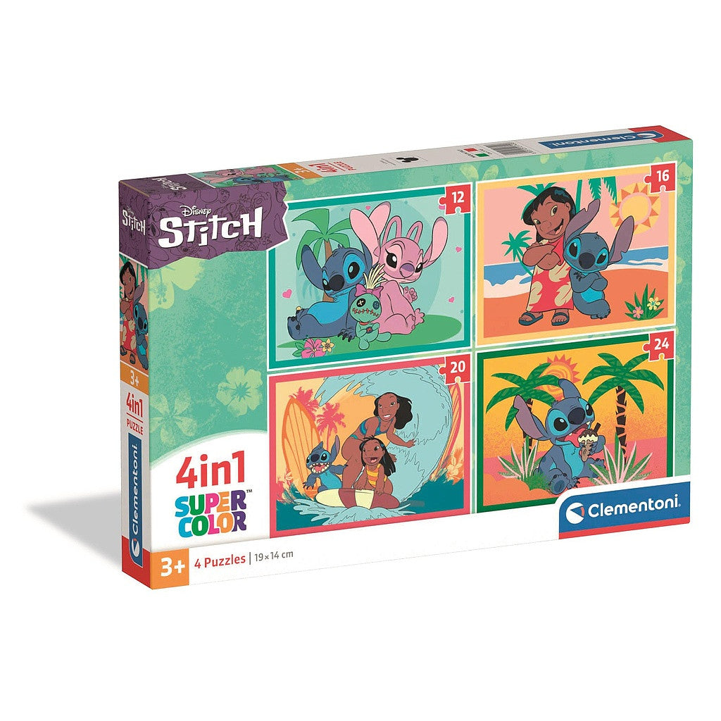 Disney Lilo und Stitch 4-in-1 Puzzle Clementoni
