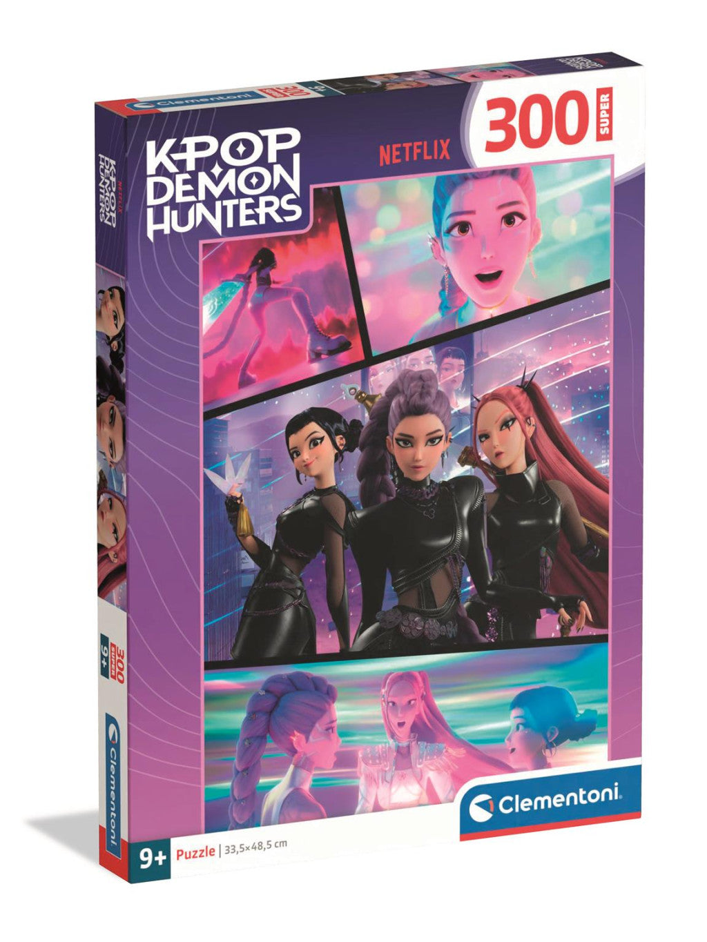 K-pop Demon Hunters Take Down 300-teiliges Clementoni Puzzle