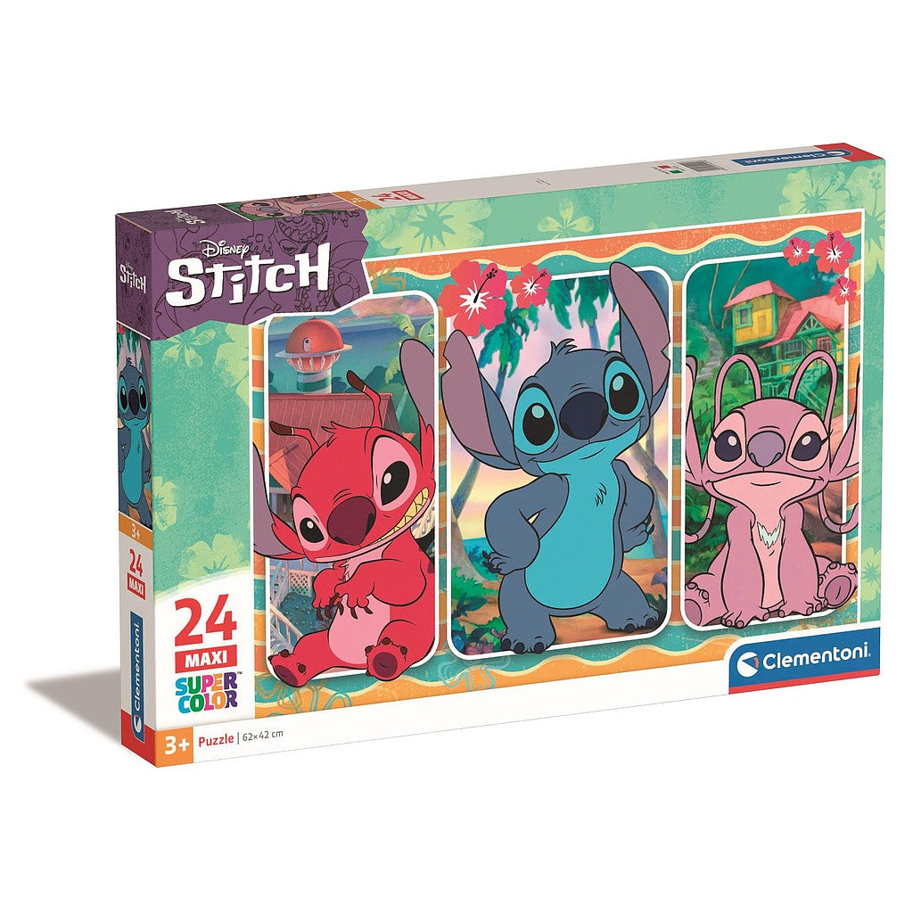 Disney Lilo und Stitch Evile 24-tlg. Maxi-Puzzle Clementoni