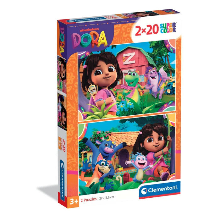 Dora the Explorer Garden 2x20 Stück Clementoni Puzzle