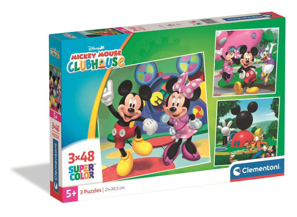 Disney Mickey Clubhouse 3x48 Stk. Clementoni Puzzle