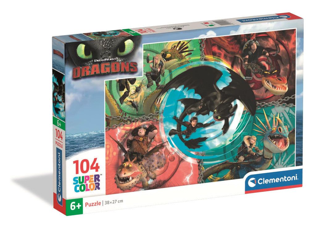 Drachenzähmen Leicht Gemacht Friends Clementoni 104-teiliges Puzzle