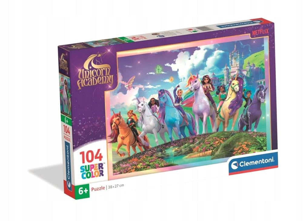 Unicorn Academy Mystic 104-teiliges Clementoni Puzzle