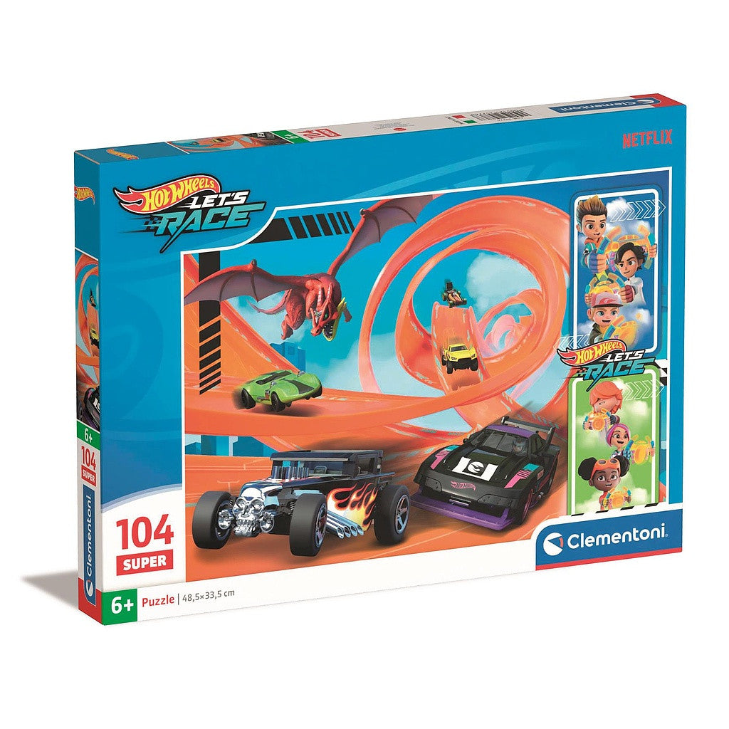 Hot Wheels Citizens 104-teiliges Clementoni Puzzle