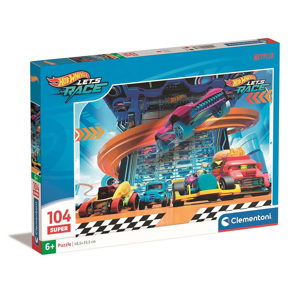 Hot Wheels Mid-air 104-teiliges Clementoni puzzle