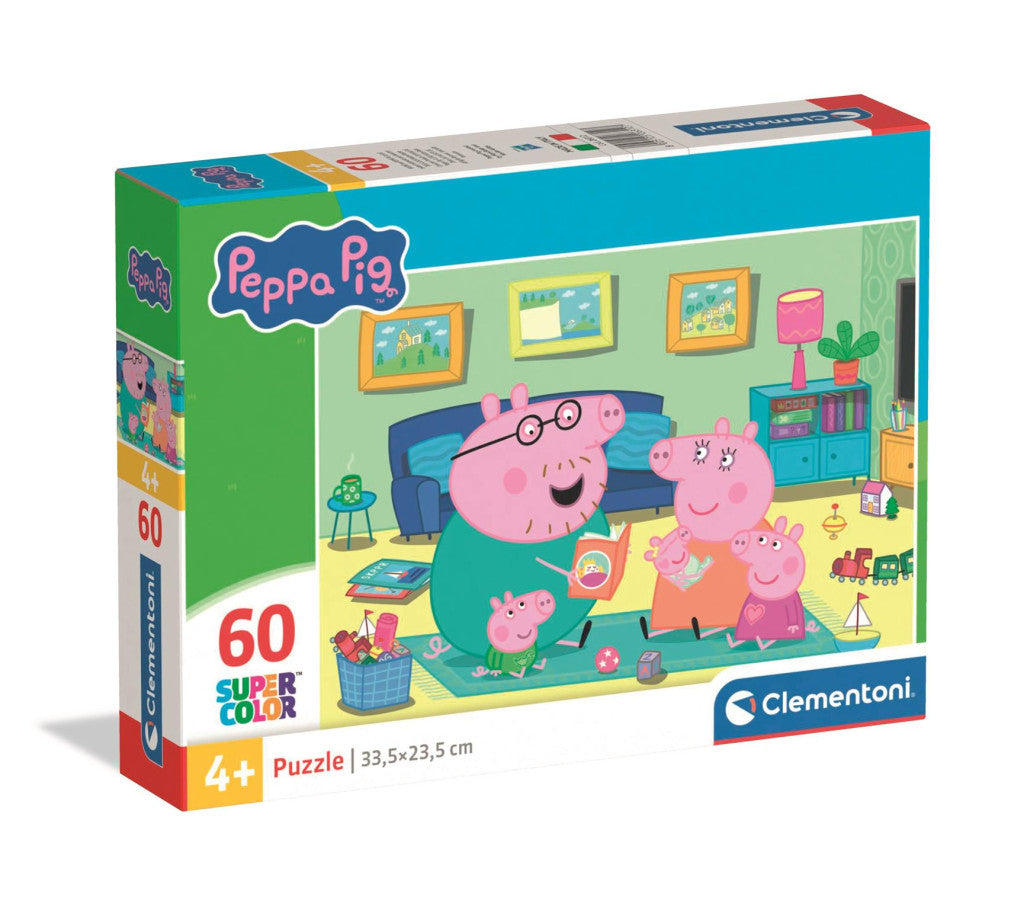 Peppa Wutz Storytime 60-teiliges Clementoni-Puzzle