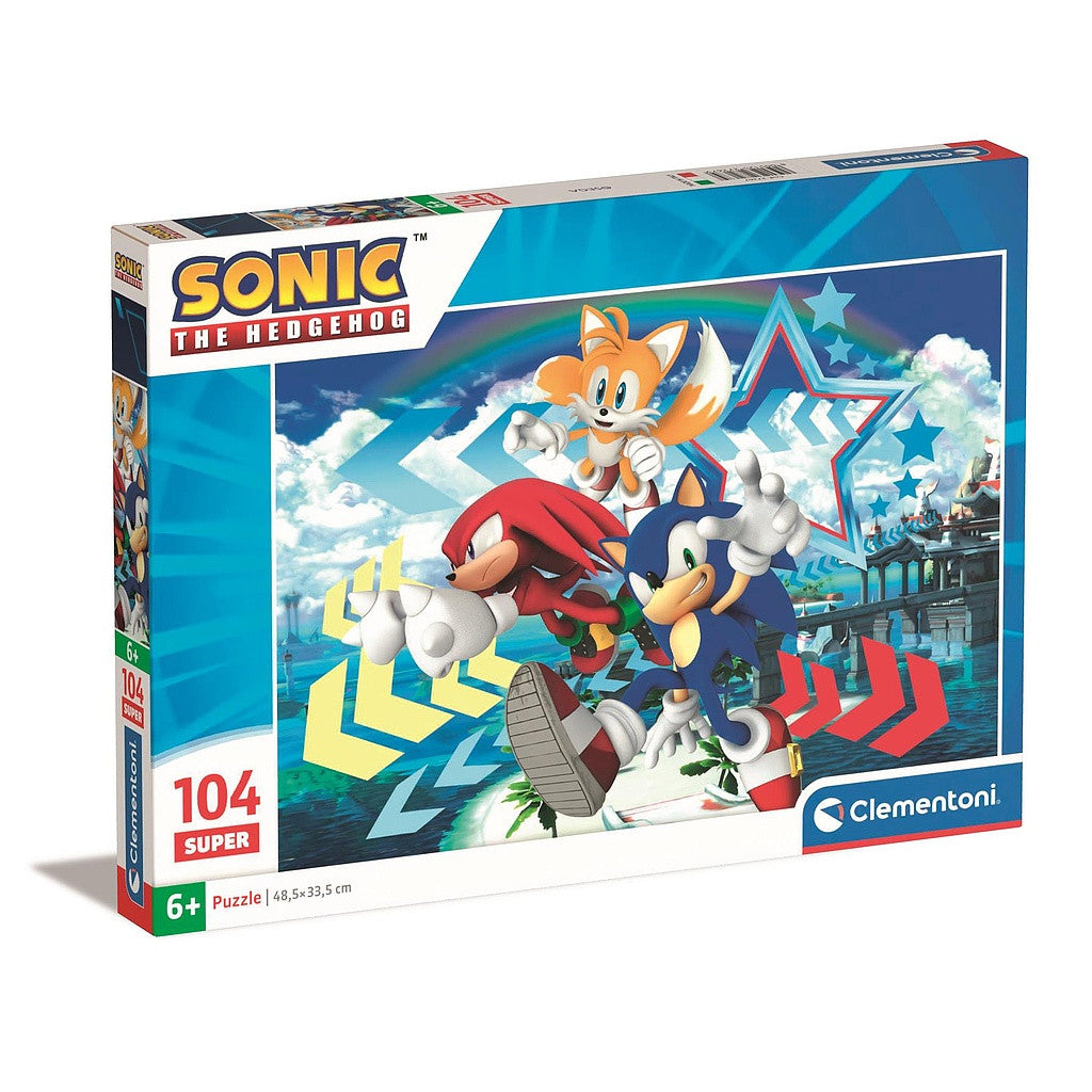 Sonic the Hedgehog Star 104-teiliges Clementoni Puzzle