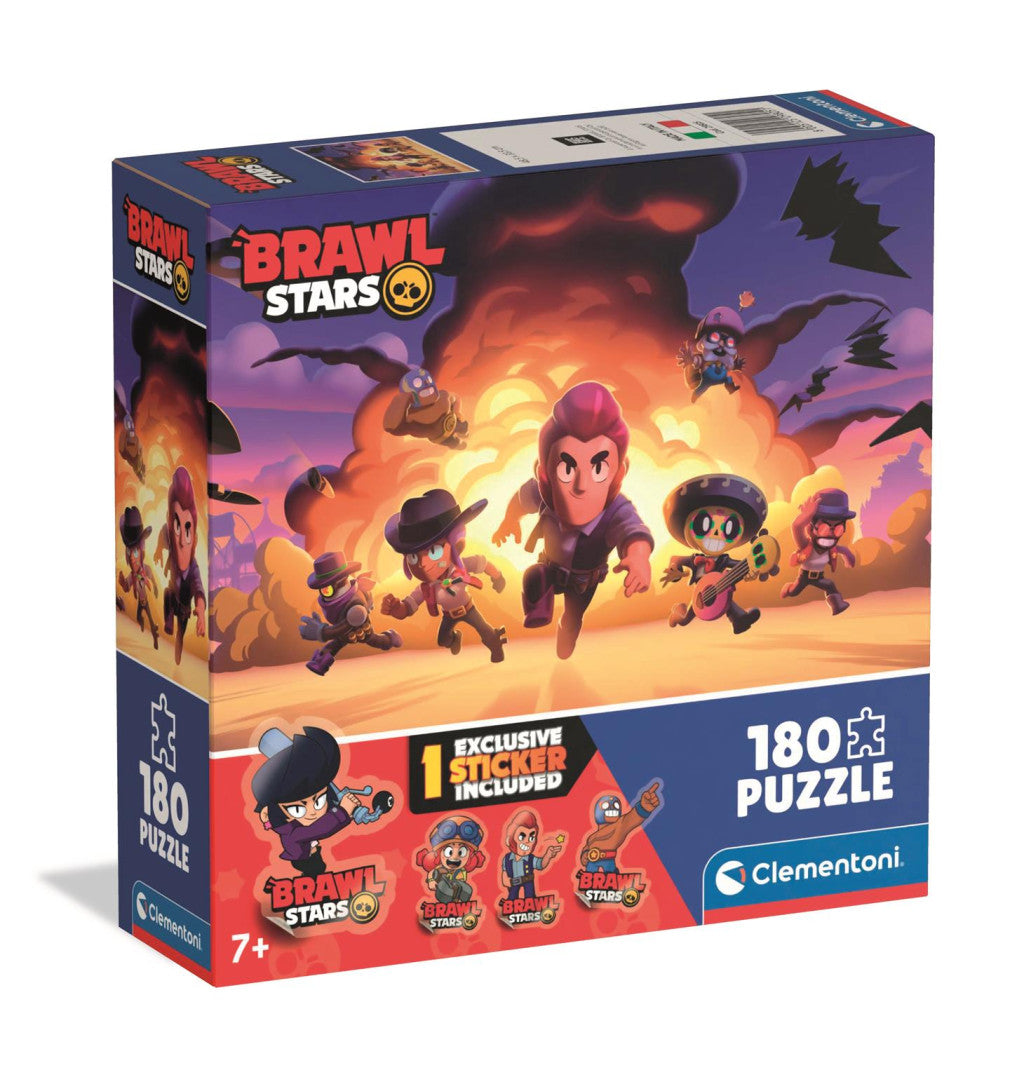 Brawl Stars Wild Escape Clementoni Puzzle mit 180 Teilen
