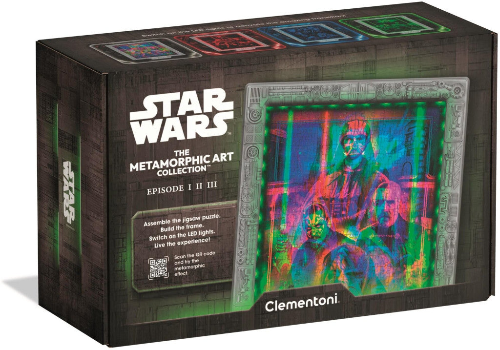 Star Wars Metamorphic 520-teiliges Puzzle im LED-Rahmen von Clementoni