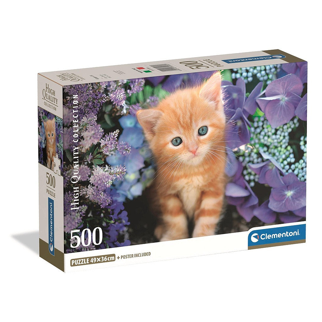 Katze Ginger 500-teiliges Compact puzzle Clementoni
