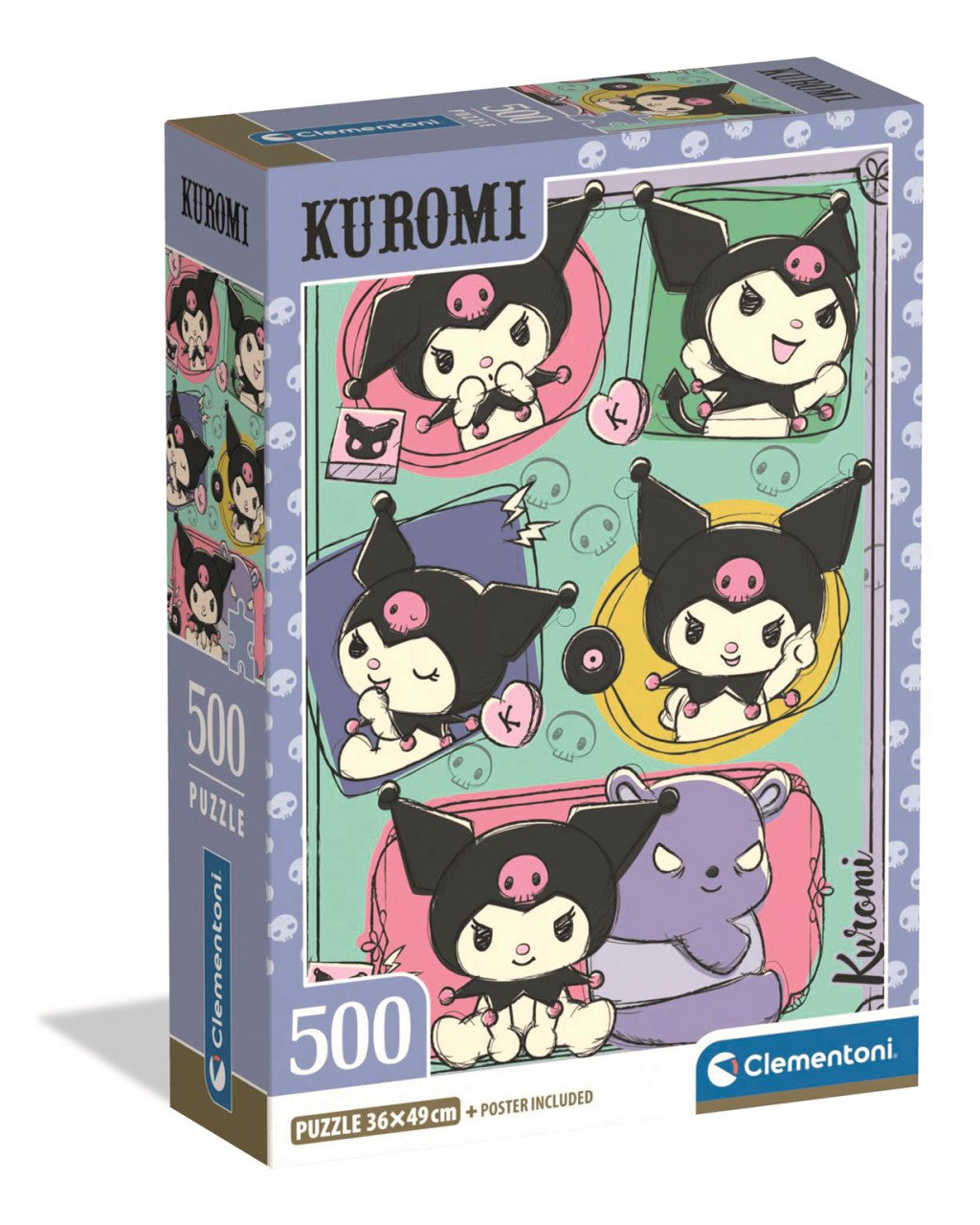 Hello Kitty Kuromi 500-teiliges Compact-Puzzle Clementoni