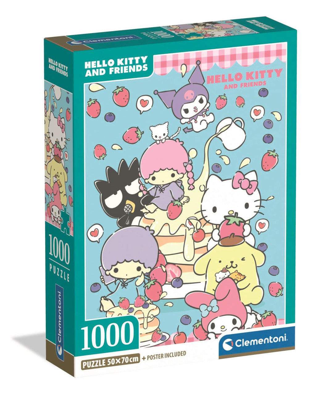 Hello Kitty Pancake 1000-teiliges Compact-Puzzle Clementoni