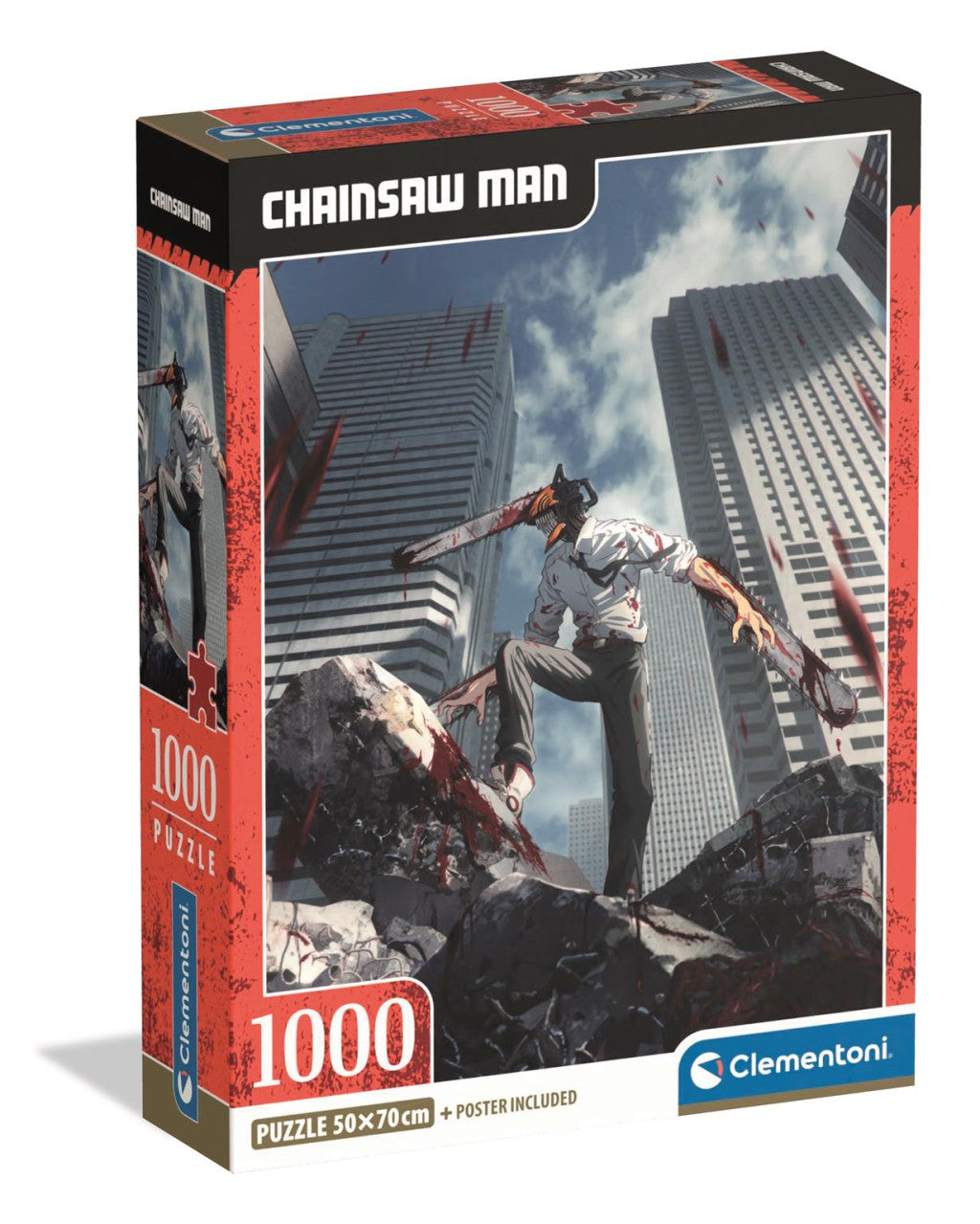 Chainsaw Man Bloody 1000-teiliges Puzzle Clementoni