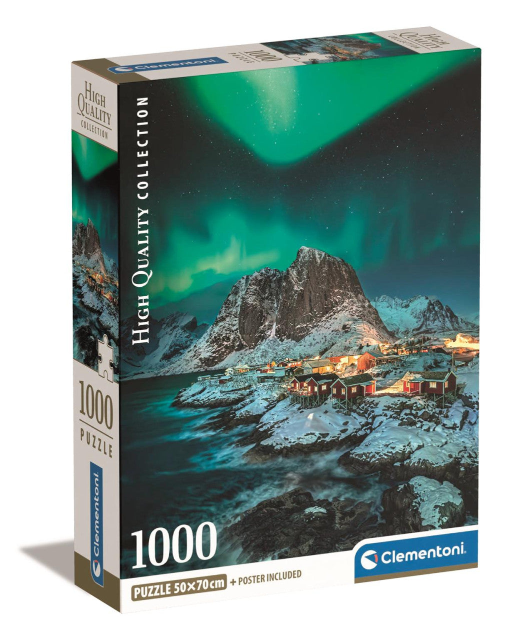 Städte Lofoten Norwegen 1000-teiliges Compact-Puzzle Clementoni