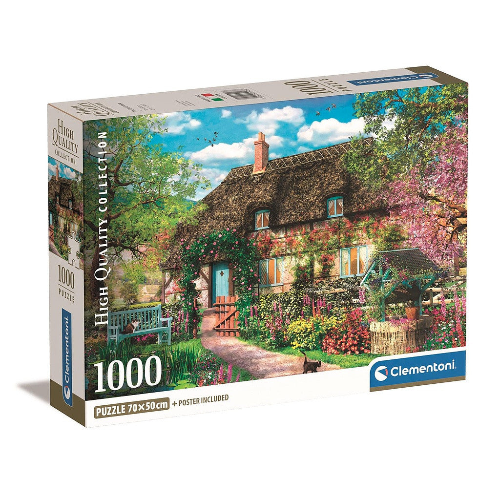 Städte Magic Garden Altes Häuschen 1000-teiliges Puzzle Clementoni