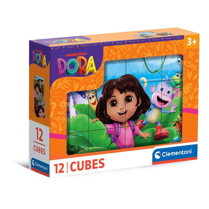 Dora the Explorer Jungle Märchenwürfel 12-tlg Clementoni