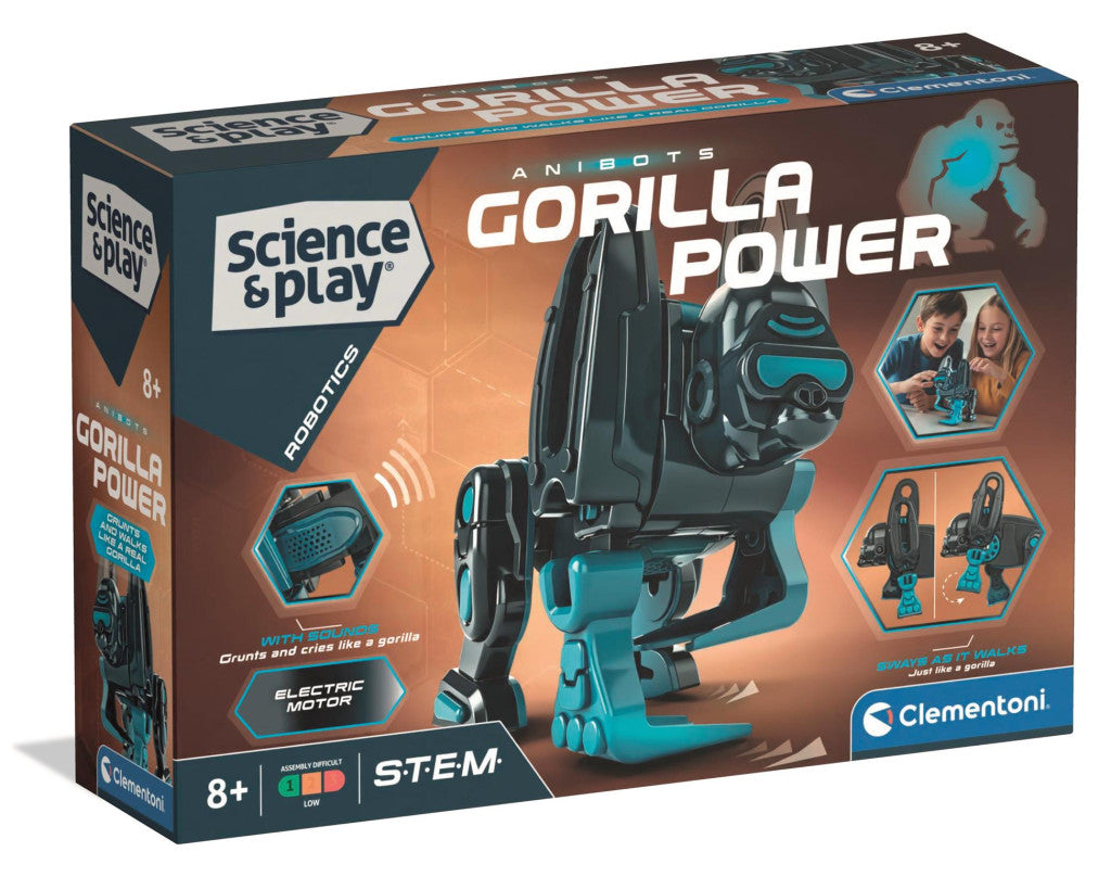 Tiere Power Gorilla Baukasten Clementoni