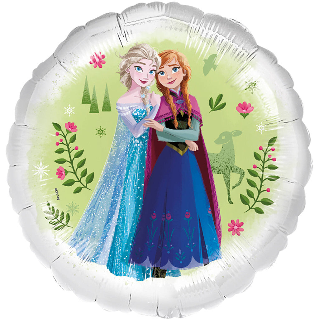 Disney Eiskönigin Anna & Elsa Forever Foliensballon 45 cm