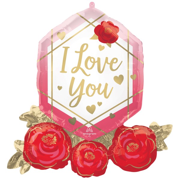 Liebe Love You Folienballon 76 cm