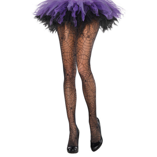 Halloween Black Spinnennetz Erwachsenenstrumpfhose