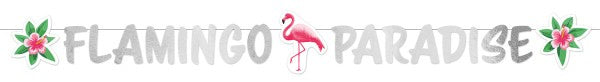 Flamingo Flamingo Paradise Papierschild 135 cm
